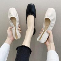 Giày lười chun ( có sẵn màu be sz 37, đen sz 36)