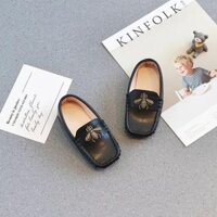 giày lười con ong da mềm cho bé trai