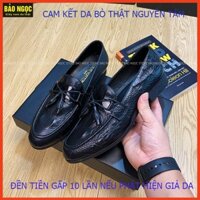 Giày lười da nam, đế khâu chắc chắn - Giày da công sở - Da bò loại 1 - Mã X091-3