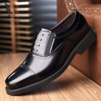 Giày Lười Da Nam Quân Nhu, Đế Cao Su Đúc Nguyên Khối,  Mẫu Giày Lười Tiện Lơi Phù Hợp Mọi Lứa Tuổi