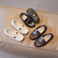 Giày Lười Da PU Cho Bé Trai Từ 1-5 Tuổi 21-30 Tuổi