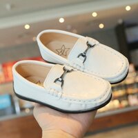 Giày Lười Da PU Đế Mềm Cho Bé Trai 1-5 Tuổi