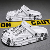 Giày Lười Đế Dày Đục Lỗ Thời Trang Đi Biển Mùa Hè Hàng Mới Dành Cho Bạn Nam Nữ