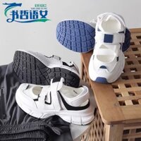 Giày lưới, giày thời trang, giày mùa hè mới, giày kín mũi lưới thoáng khí đa năng cho phụ nữ, dép thể thao đế dày thoải mái cho phụ nữ