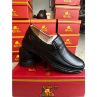 Giày Lười Loafer ( Giày Mọi)  Royal Cobbler Da Bò Trơn, Đế Gai - RW0320