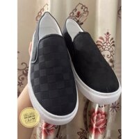 Giày lười louis vuitton nam đen , Giày slipon lv thể thao nam nữ sneaker kèm hộp