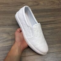 Giày lười LV trắng