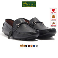 Giày Lười Nam Banuli Nappa Cow Leather Shoes - Moccasin Loafers C6ML2