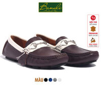 Giày Lười Nam Banuli Nappa Cow Leather Shoes - Moccasin Loafers C6ML6
