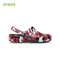 Giày lười nam Crocs Classic Clog U Printed Camo BlkRed - 206454-063 - BLACKRED - M10W12