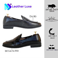 Giày Lười Nam Da Bò Loafer T333 LEATHER LUXE Giày Da Không Dây Tăng Chiều Cao Bảo Hành 12 Tháng