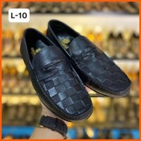 Giày lười nam da bò nappa cao cấp Mã L-10