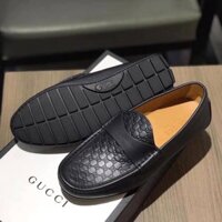 Giày Lười Nam da bò thật  giày tây lười nam ,giày lười gucci cao cấp đủ size 38-43