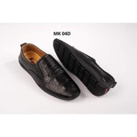 Giày Lười Nam Da Bò Vân Cá Sấu - Màu Đen, Nâu DK1