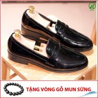 Giày Lười Nam Đẹp Băng Khuyết Da Bóng Rất Sang Trọng - M367-BONG(GM) sp7
