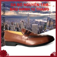 Giày Lười Nam - FREESHIP - Giày Nam Cao Cấp Penny Loafer Cách Tân GVN04