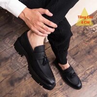 Giày lười nam, giày lười nam tăng chiều cao 6CM, Giày công sở nam, giày tây nam tăng chiều cao