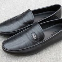 Giày lười nam màu đen Lacoste