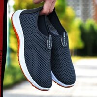 Giày lưới nam mùa xuân hè, giày vải Bắc Kinh cũ, giày lưới đế mềm, giày thoải mái, giày lười, giày lưới cho nam