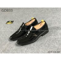 Giày lười nam quai ngang da bóng đế cao su GDB-33 - Giày Da Công Sở