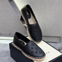 Giày lười nam slip on đế cói khâu GC, LV, dập logo đính kim loại các mẫu hot 2025