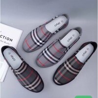 Giày lười nam - Slip on nam vải - Mã A6074