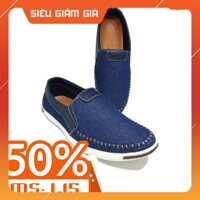 giày lười nam vải bố có 4 màu ᶻ