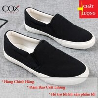 Giày Lười Nữ Cox Shoes Black 3619