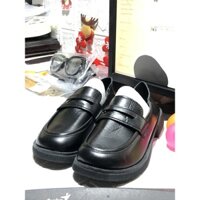 GIÀY LƯỜI NỮ DA BÓNG ĐẾ THẤP - GIÀY NỮ ĐẾ BẰNG PHONG CÁCH NHẬT BẢN