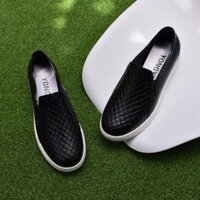 Giày lười nữ da lì