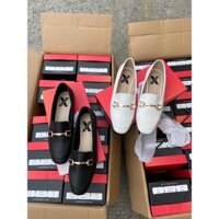 Giày lười nữ LRX🌈 Giày Loafers da Pu cao cấp xuất dư 0622