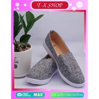 GIÀY LƯỜI NỮ VẢI BỐ THỂ THAO CAO CẤP  GIÀY LƯỜI DẠO PHỐ GIÀY LƯỜI CÔNG SỞ