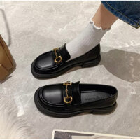 Giày lười Oxford nữ đế 3phân