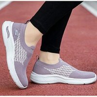 Giày lười Ske nữ cổ chun vải thoáng - 4471668