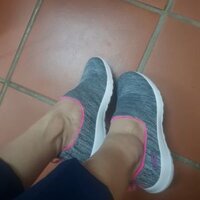 Giầy lười Skechers Go Walk hồng size 37, 36