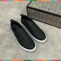 Giày Lười Slip On Nam 𝗚𝘂𝗰𝗰𝗶 Thời Trang Dễ Phối Đồ Hàng Cao Cấp Full Box