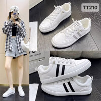 Giày Lười Slip-On Trắng nữ, Phong Cách Thoải Mái, Dễ Dàng Mang Đi