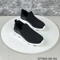 Giày lười thể thao nữ BQ Size 36-40 Bata sneaker vải dù cao cấp thoáng khí êm chân siêu nhẹ GTTB20