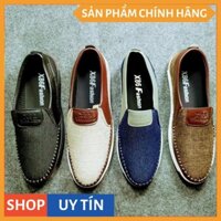 Giày lười vải bố cao cấp 4 màu X86fashion-XL11