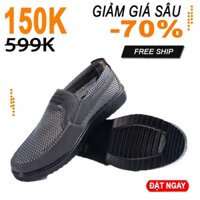 Giày lười vải nam siêu thoáng khí