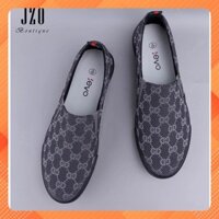 Giày lười vải nam - Slip on nam Leyo  - MSP 6118