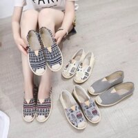 GIÀY LƯỜI VẢI NỮ