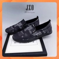Giày lười vải - Slip on nam Leyo 6597