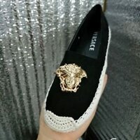 Giày lười versace đế cói