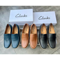 Giày lười(mọi) Clarks da thật_Ảnh thật