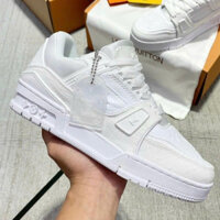Giày LV Louis Vuitton Trainer Trắng, Giày Sneaker LV Thể Thao Nam Nữ Hot Trend