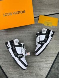 Giày LV Trainer Đen – Giày Louis Vuitton Trainer White Black 2022
