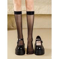 Giày Mary Jane trắng đế dày tăng chiều cao cho phụ nữ nhỏ nhắn 12cm miệng nông giày cao gót mùa hè