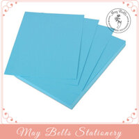 Giấy Màu Thủ Công A4 Xanh Dương Mỏng 80gsm, Giấy Photo Trang Trí Mầm Non Cửa Hàng Tiện Lợi May Bells