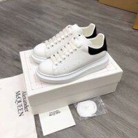 Giày MC Queen Trắng Gót Đen Đế Cao Giày Sneaker Nam Nữ Trắng MCQueen MCQ ĐI Học Đi Chơi